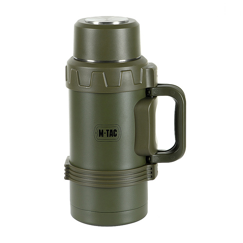 M-Tac - Termos turystyczny ze stali nierdzewnej - 1600 ml - Oliwkowy - UN-G05-1600A