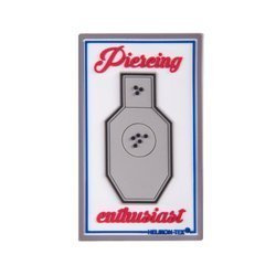 Helikon - Naszywka PVC - Pierceing Enthusiast - Biały - OD-PCE-RB-20
