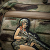 M-Tac - Naszywka Tactical Girl №2 - PVC - Pełny kolor - 51116203