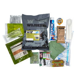 ARPOL - Racja wojskowa ''W'' typu MRE - Zestaw W2 ''SH'' - Kiełbasa w sosie barbecue - 1504400