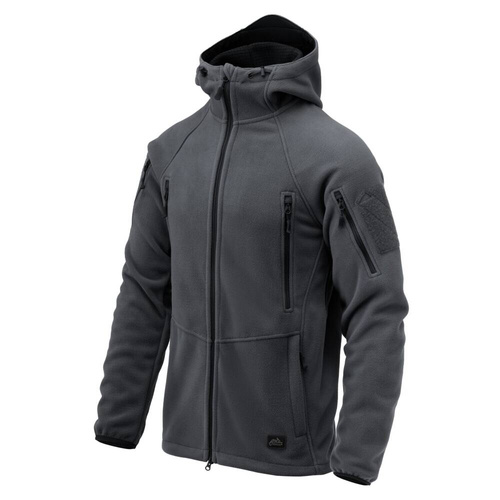 Helikon - Bluza polarowa Patriot Mk 2 - Hybrid Fleece - Shadow Grey / Czarna - BL-PJ2-FH-3501A