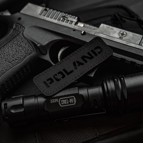 M-Tac - Naszywka Poland 25х80 - Laser Cut - Czarno / Biała - 51001002