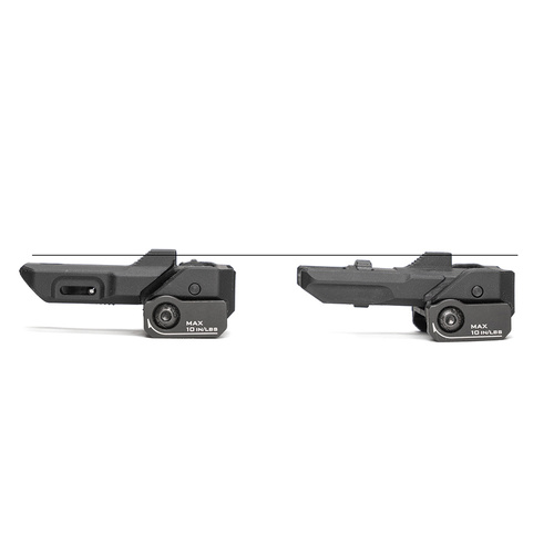 Strike Industries - Celownik przeziernikowy Strike Polymer Backup Sights - Składany - Picatinny - Czarny - SI-SPBUS