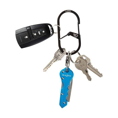 Nite Ize - Karabińczyk z podwójną komorą G-Series™ #3 - Stalowy - Srebrny - GS3-11-R6