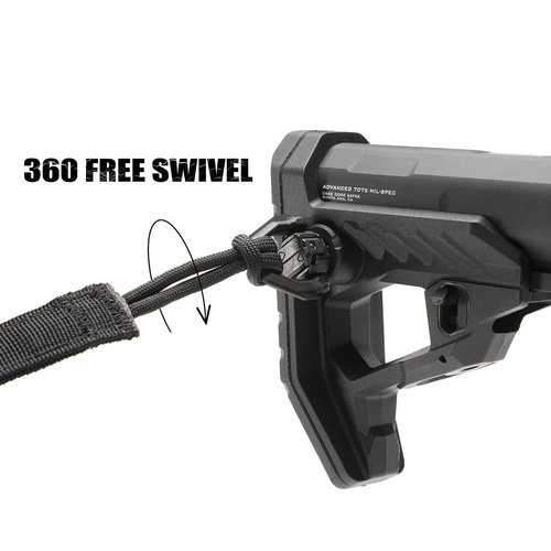 Strike Industries - Kolba regulowana PDW Strike Polymer Pit Stock - Czarna - SI-STRIKE-POLY-PIT-BK