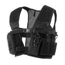 Mil-Tec - Modułowa kamizelka Security Combat Mesh Vest - Czarny - 10760002
