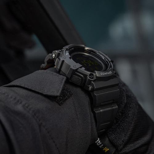 M-Tac - Zegarek taktyczny z kompasem 2233 - Czarny - 50010002