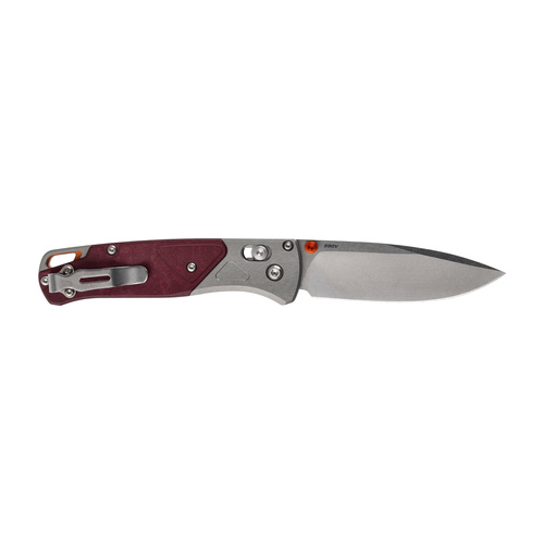 Benchmade - Nóż składany EDC 535-09 Bugout - CPM-S90V - Ash Gray / Redstone - 535-09