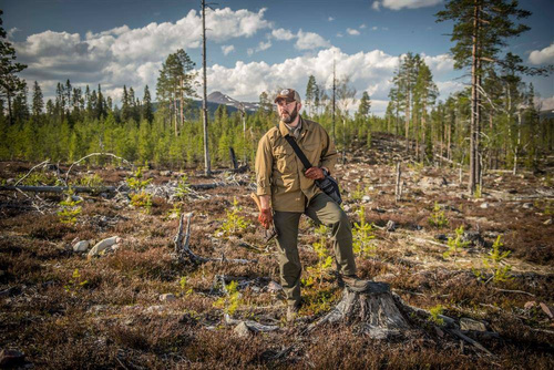 Helikon - Koszula Woodsman - Taiga Green / Coyote - KO-WDN-DC-1109A