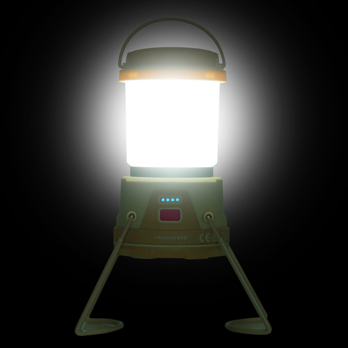 Falcon Eye - Lampa kempingowa Campfire - 1720 lm - Dimmer - Tan - FCL0032