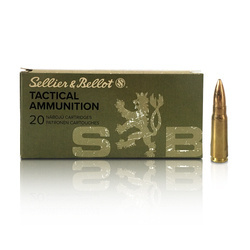 Amunicja karabinowa FMJ Sellier&Bellot 7,62 x 39 124 gr / 8,0g - 20 sztuk