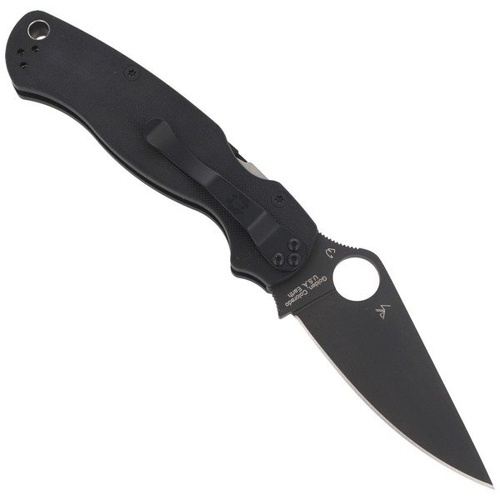 Spyderco - Nóż składany Para Military™ 2 G-10 Black / Black Blade - C81GPBK2