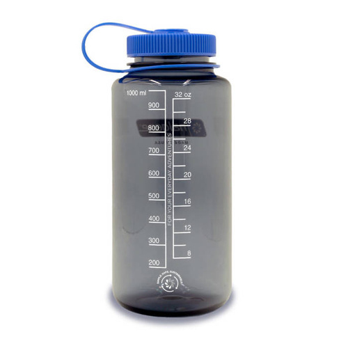 Nalgene - Butelka na wodę 32 oz Wide Mouth Sustain - Otwór 63 mm - 1,1L - Szara - 2020-1532