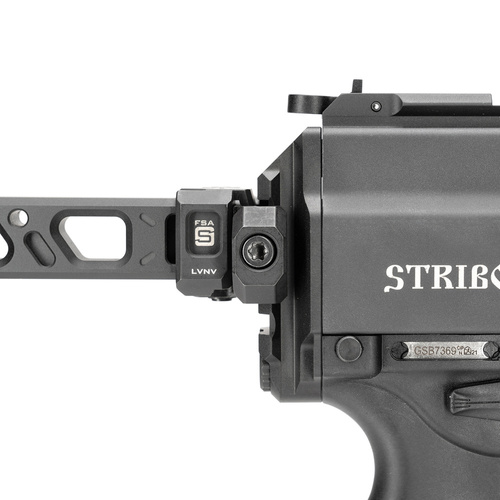 Strike Industries - Adapter montażu kolby Picatinny Strike do Stribog SP9 - Czarny - SI-SP9-PSA-BK