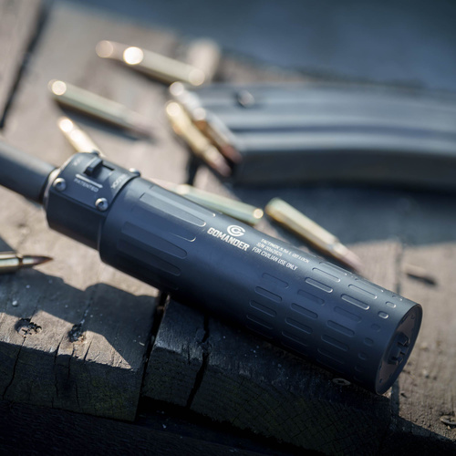 Gomander - Tłumik do broni Tactinox QD L - 5,56 mm - Gwint M26x1,5 - Czarny - TB0.9650