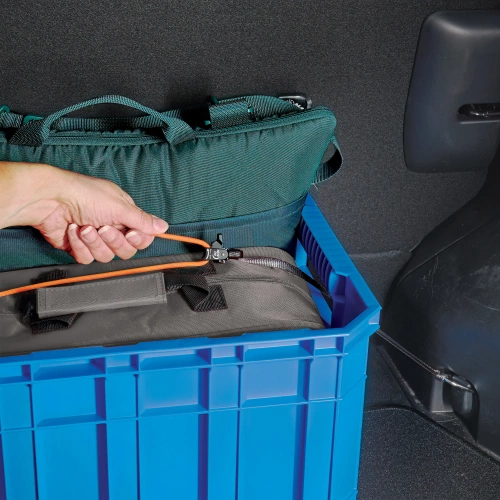 Nite Ize - Klamra CamJam Ring z taśmą 18" - Aluminium - Duży - Czarna - CJRWL-09-R3