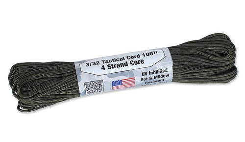 Atwood Rope MFG - Tactical Cord 3/32 - 2,2 mm - Olive Drab - 30,48m