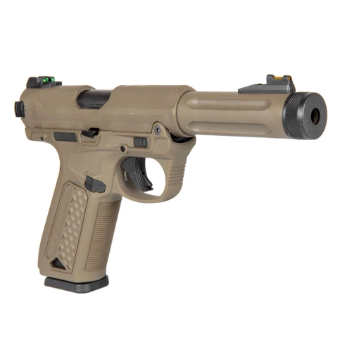 Action Army - Replika pistoletu Assassin AAP01 - Full/Semi Auto - Dark Earth - AAR-02-029447