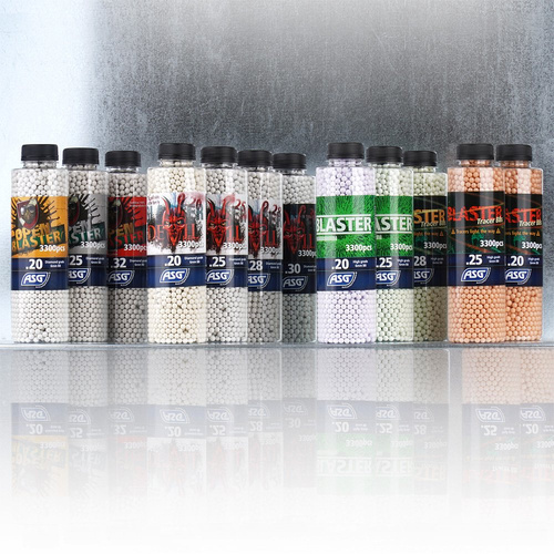 Blaster Devil - Kulki ASG - 0,25 g - 3300 szt. - Biały - 19411