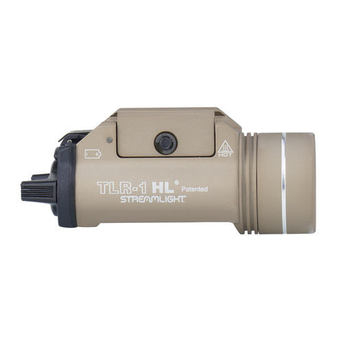 Streamlight - Latarka taktyczna LED na broń TLR-1 HL - 1000 lm - Picatinny - FDE - L-69266