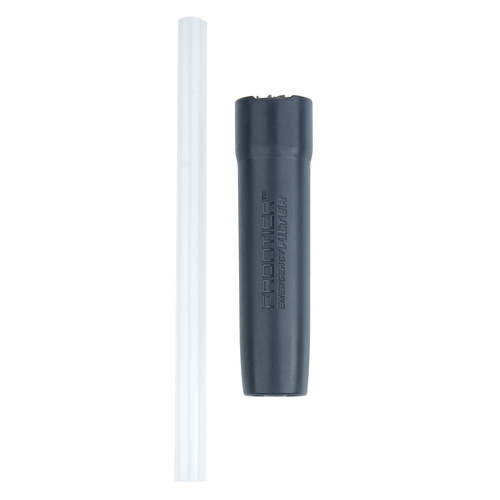 Aquamira - Filtr do wody Frontier Tactical Straw BLU Line - Szary - 67109