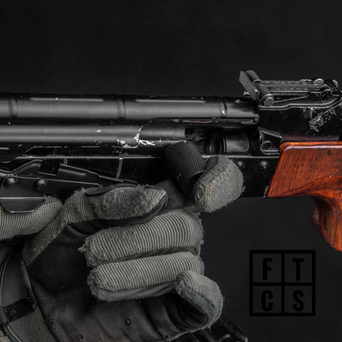 FTCS - Nakładka do rączki zamkowej AK NRP 2.0 - Platforma AK - Anodyzacja - Czarna - Nr. 10