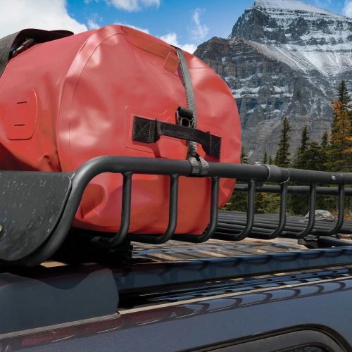 Nite Ize - Klamra CamJam Ring z taśmą 18" - Aluminium - Duży - Czarna - CJRWL-09-R3