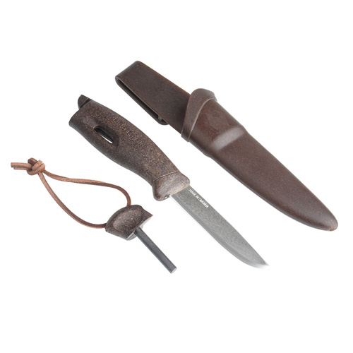 Light My Fire - Nóż survivalowy z krzesiwem Swedish FireKnife BIO - CocoShell - 2121101210 - Noże z głownią stałą