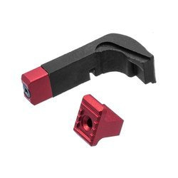 Strike Industries - Powiększony zwalniacz magazynka do Glock Gen 1/2/3 - Czerwony - SI-G3-MagRelease-RED