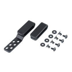 Bravo Concealment - Klipsy na pas IWB do kabur wewnętrznych i OWB typu Torsion/DOS - Polimer - Czarny