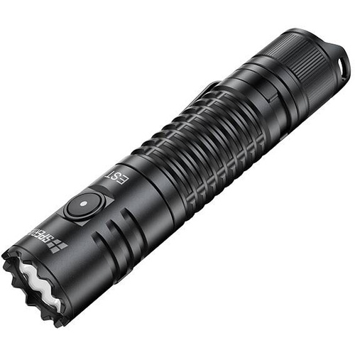 Speras - Latarka taktyczna LED EST KIT z akumulatorem 3100 mAh - 1900 lm - Czarna - SPERAS EST KIT