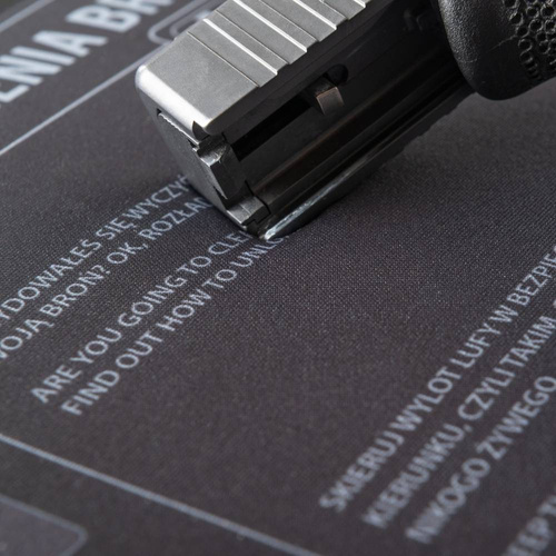 Helikon - Mata do czyszczenia broni - 40x25 cm - Czarna - AC-GCM-NN-01