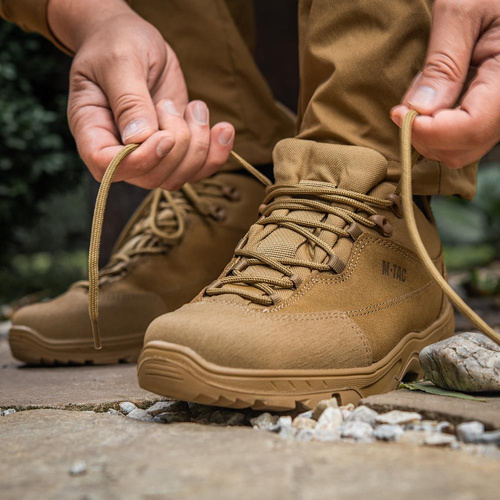 M-Tac - Buty taktyczne Patrol R - Skóra - Coyote - 30203905