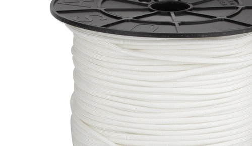 Atwood Rope MFG - Paracord 550-7 - 4 mm - Biały - 1 metr - SS08 - WHITE
