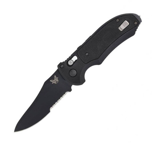 Benchmade - Nóż taktyczny Auto Triage - Automatyczny - Czarny - 9170SBK