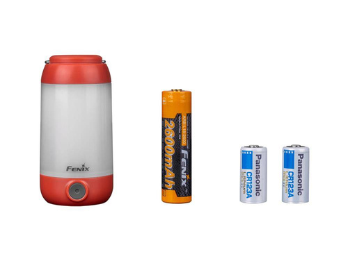 Fenix - Lampa kempingowa LED CL26R z akumulatorem 18650 2600 mAh - 400 lm - Czarna