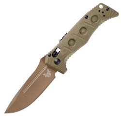 Benchmade - Nóż taktyczny 2730FE-2 Mini Auto Adamas - CPM MagnaCut - Olive Drab - 2730FE-2