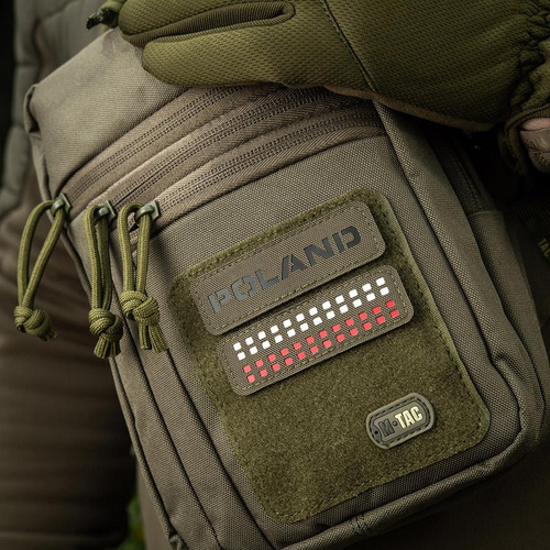 M-Tac - Naszywka Polska - Laser Cut - Ranger Green / Czarny - 51003123