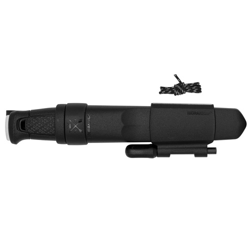 Morakniv - Nóż survivalowy Garberg z zestawem przetrwania - Stal nierdzewna - Czarny - 13914