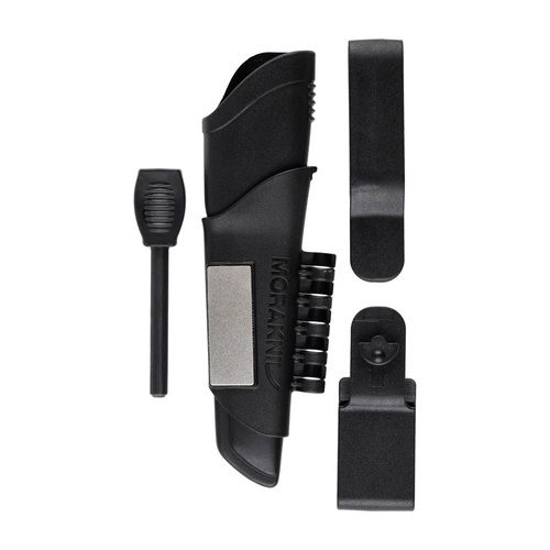 Morakniv - Nóż survivalowy Bushcraft Survival - Stal węglowa - Czarny - 11742