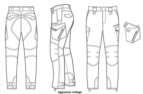 M-Tac - Spodnie taktyczne Aggressor - Vintage - Coyote Brown - 20440917