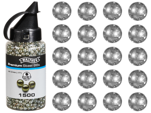 Walther - Śrut BB Premium do wiatrówki - 4,5 mm - 1500 szt. - 4.1668