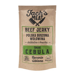 Jack's MEAT - Suszona wołowina - Cebula - 109 kcal - 30 g