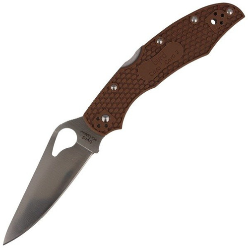 Spyderco - Nóż składany Byrd Cara Cara™ 2 FRN Brown - BY03PBN2 - Noże składane