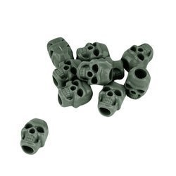 Mil-Tec - Stopery, koraliki Skull - 10 szt. - Olive - 13458211