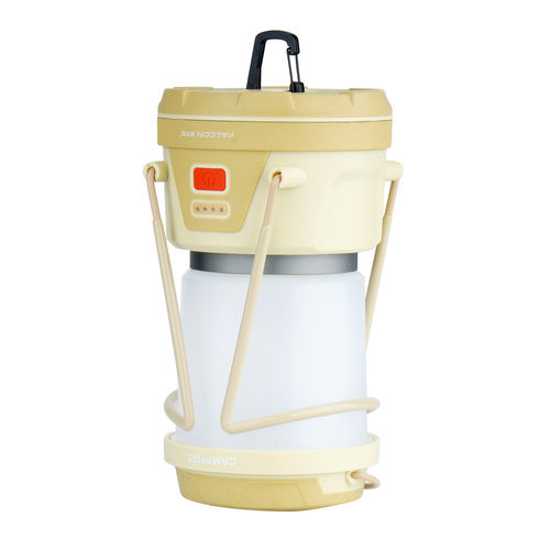 Falcon Eye - Lampa kempingowa Campfire - 1720 lm - Dimmer - Tan - FCL0032