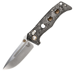 Benchmade - Nóż taktyczny składany Mini Adamas - CPM MagnaCut - Czarny - 273-03