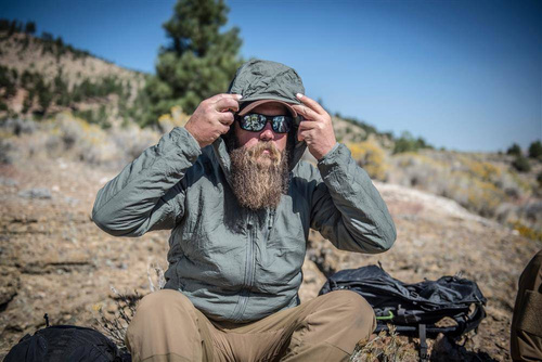 Helikon - Kurtka z kapturem Wolfhound Hoodie - Windpack Nylon - PenCott WildWood - KU-WLH-NL-45