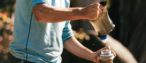 HydraPak - Bukłak na wodę Seeker™ - 4 L - Mammoth Grey - A828M