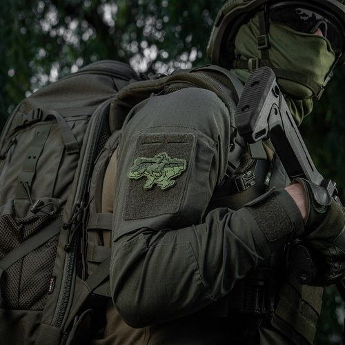 M-Tac - Naszywka Kozacka Ukraina - PVC 3D - Szarża konna - Oliwkowy - 51349001